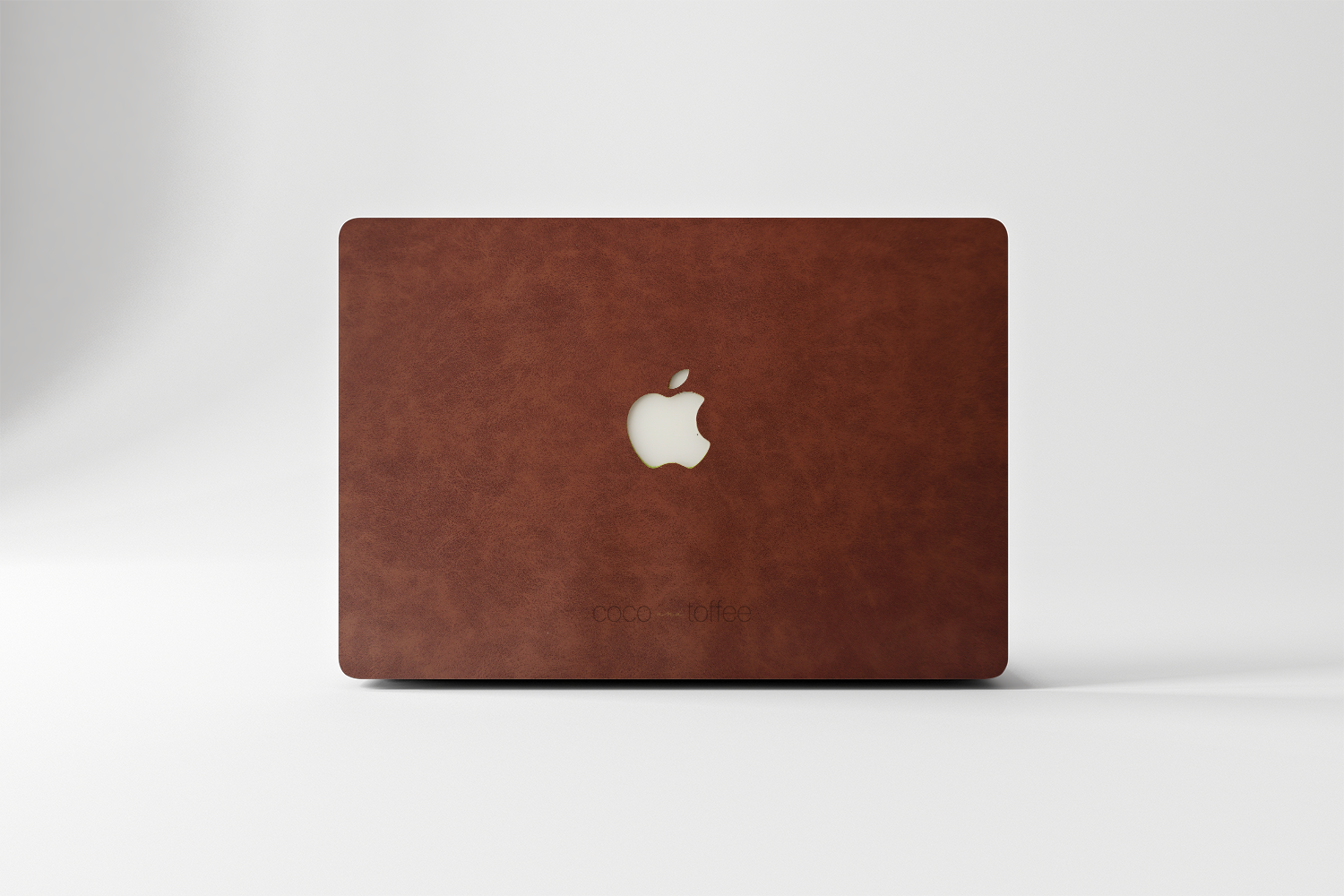 Leather Cinnamon MacBook Skin – Coco and Toffee - Main Image