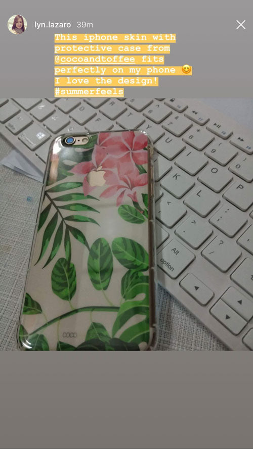 Tropical Leaves iPhone Skin - Coco and Toffee