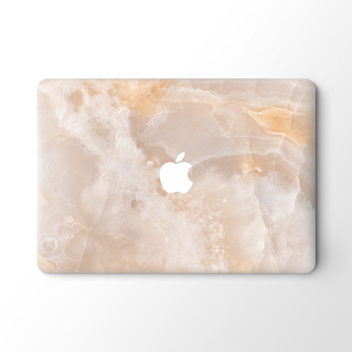 Ecru Marble MacBook Skin – Coco and Toffee - Main Image