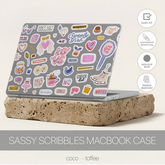 Sassy Scribbles Glossy Case