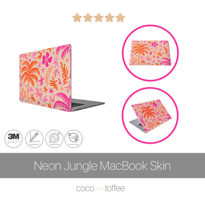 Neon Jungle MacBook Skin