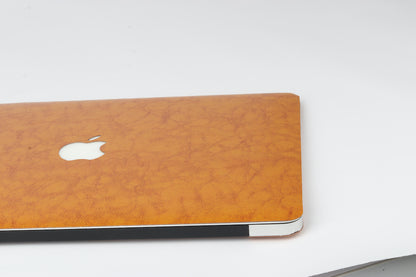 Leather - Cider MacBook Skin