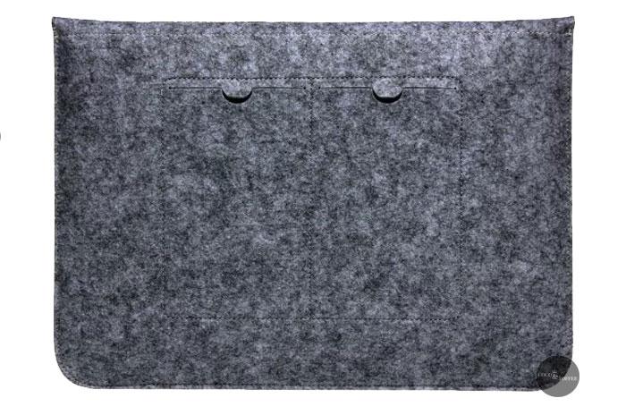 Flynn Wool Sleeve - Charcoal - Coco and Toffee