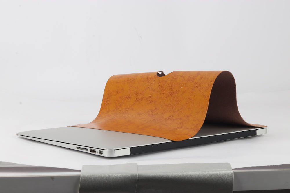Leather - Cider MacBook Skin