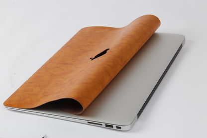 Leather - Cider MacBook Skin