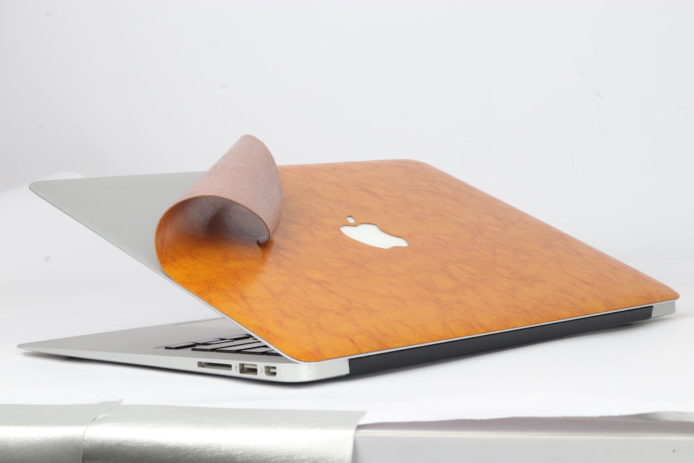 Leather - Cider MacBook Skin