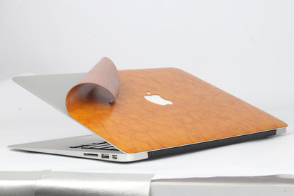 Leather - Cider MacBook Skin
