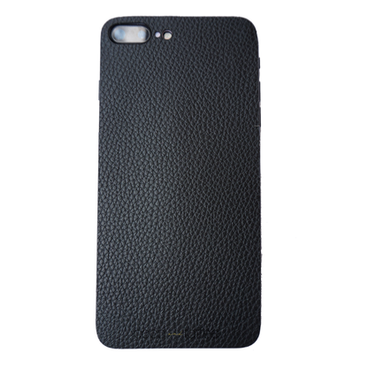 Black Leather iPhone Skin