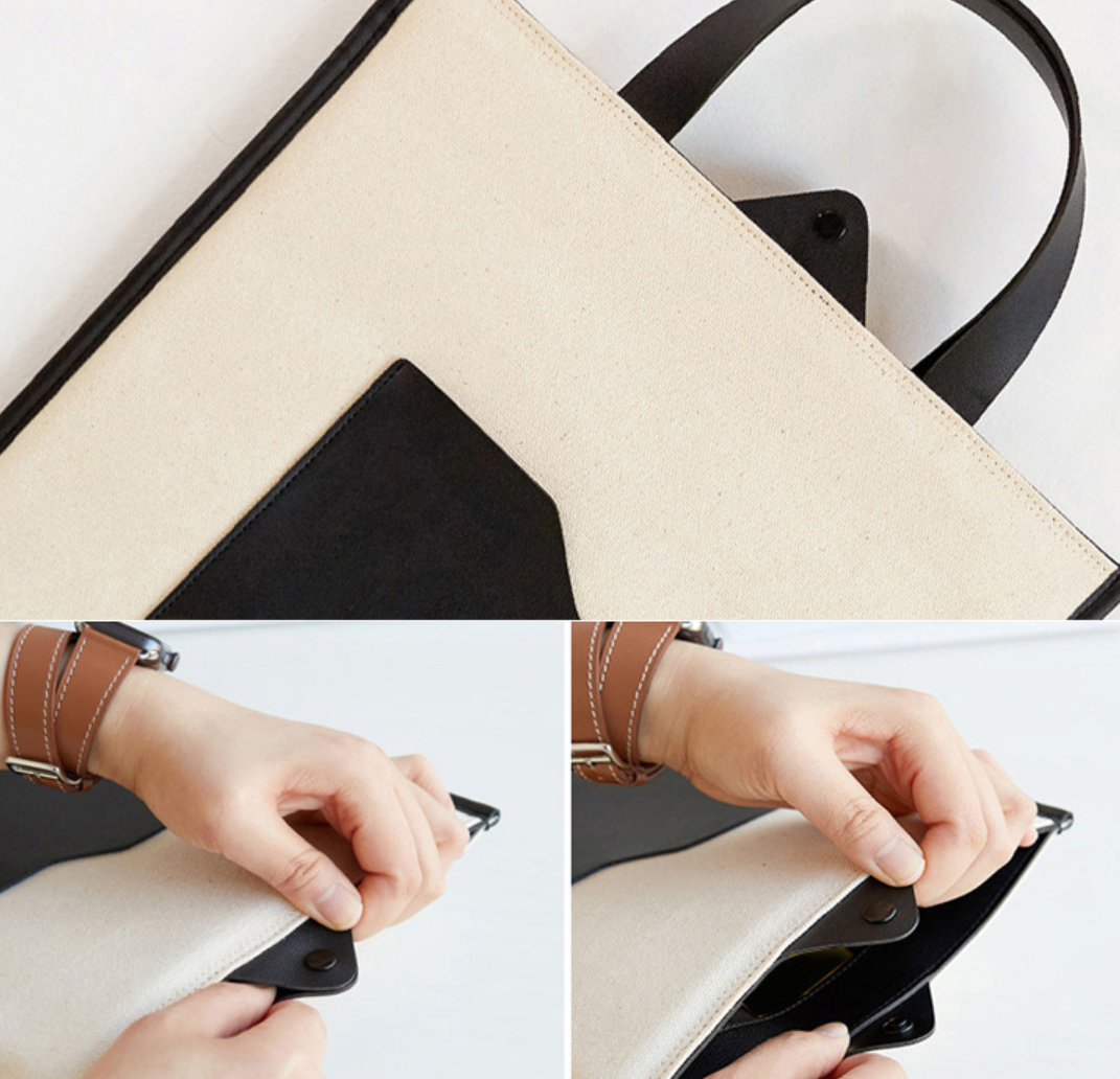 Kali Laptop Bag Sleeve Beige