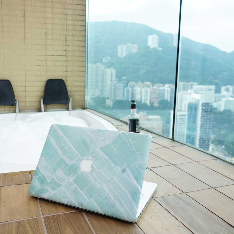 Minty Marble MacBook Skin - Coco and Toffee