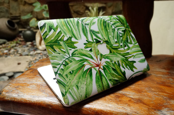 Green Foliage MacBook Skin - Coco and Toffee