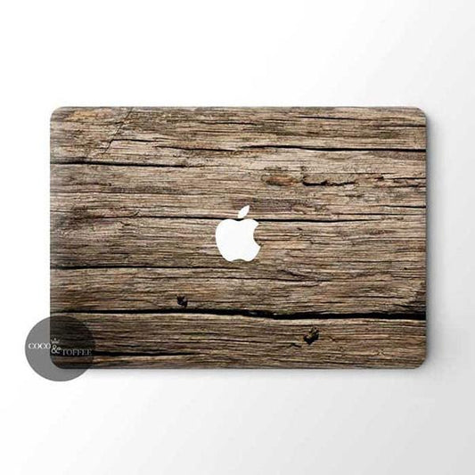 Vintage Wood MacBook Skin - Coco and Toffee