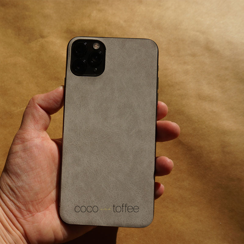 Storm Leather iPhone Skin