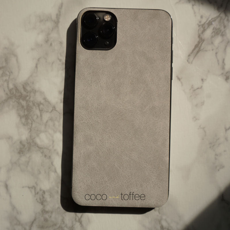Storm Leather iPhone Skin